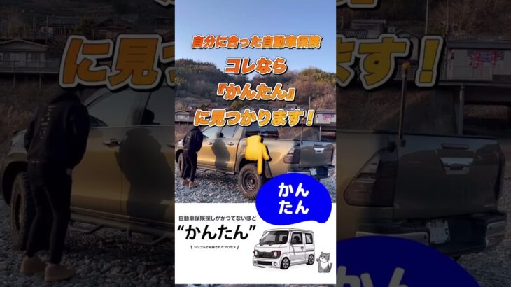 車を買う前に！保険も“かんたん”でサクッとチェック✅