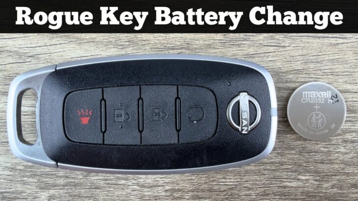 2023 – 2025 NISSAN ROGUE Key Fob Battery Replacement – How To Replace Change Remote Batteries DIY