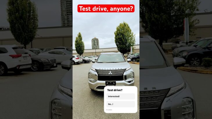 2025 Mitsubishi Outlander PHEV test drive?  #shorts #mitsubishi #outlander #automobile #phev