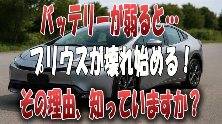 「燃費の王様」に異変！プリウスのバッテリーが招く知られざる落とし穴