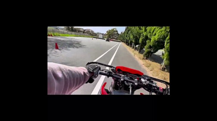 CRF250ラリーのモトジムカーナ仕様に試乗したとき　#honda #試乗動画 #モトブログ #オートバイ