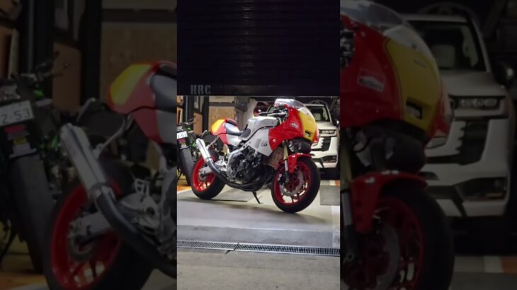 XSR900GP マフラー交換 #overracing #オーバーレーシング #yamaha #ヤマハは美しい #shorts