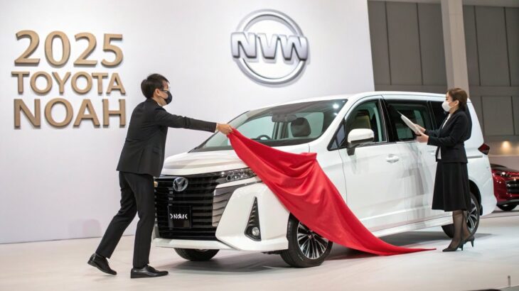 “「意外とカッコいい！2025年新型トヨタ・ノア 外装・装備・試乗レビュー」”