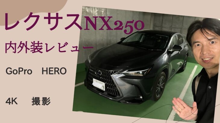 【レクサスNX250内装】2025年6月生産終了　最終モデル試乗レビュー　GoPro HERO 4K撮影