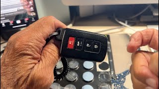 How to replace the battery in a Toyota Avalon Key FOB