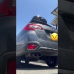 スバル　アウトバックBS9 WRX S4マフラー交換　排気音