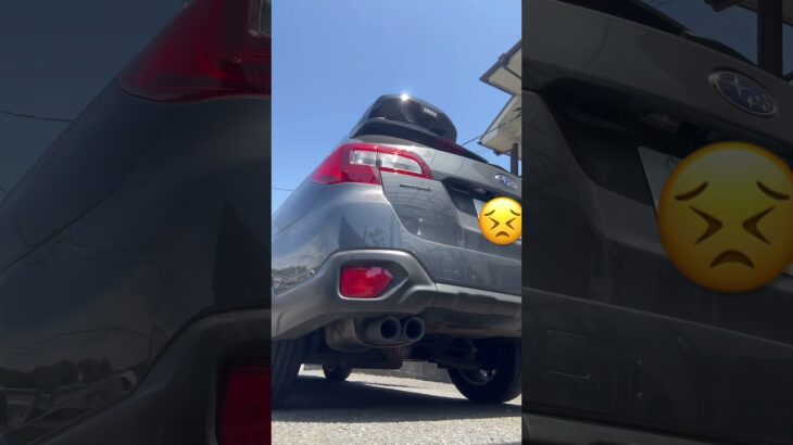 スバル　アウトバックBS9 WRX S4マフラー交換　排気音