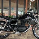 KAWASAKI エストレア　BJ250A キャブ車　前後タイヤ交換　ドライブチェーン・スプロケ交換　リアキャリアステー　機関良好