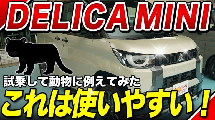 【男性4人で試乗！】実用性バツグン！デリカミニを試してみた