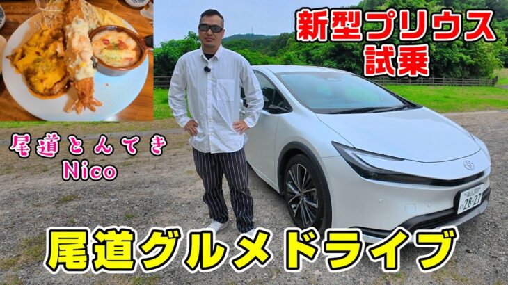 【トヨタシェア】尾道で美味しいトンテキ食べて新型プリウス試乗してきました　源助編