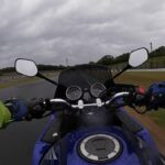 ４年前の鈴鹿サーキットでのホンダ車試乗会。CB400SB