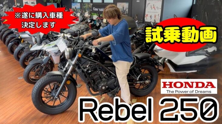 【試乗】レブル250に興味がある人が見る動画