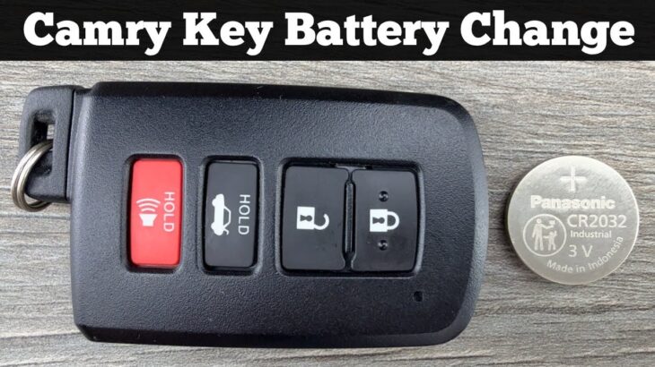 2012 – 2017 TOYOTA CAMRY Key Fob Battery Replacement – How To Replace Change Remote Batteries DIY