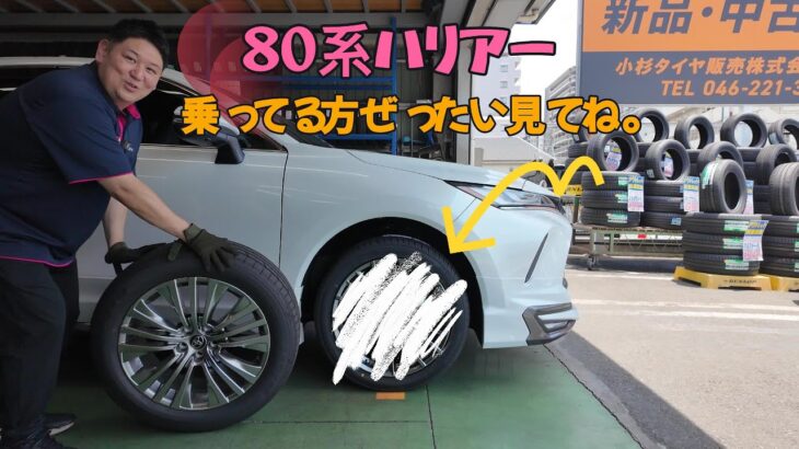 🥵８０系ハリアー【新型】乗ってる方ぜったい見てね！