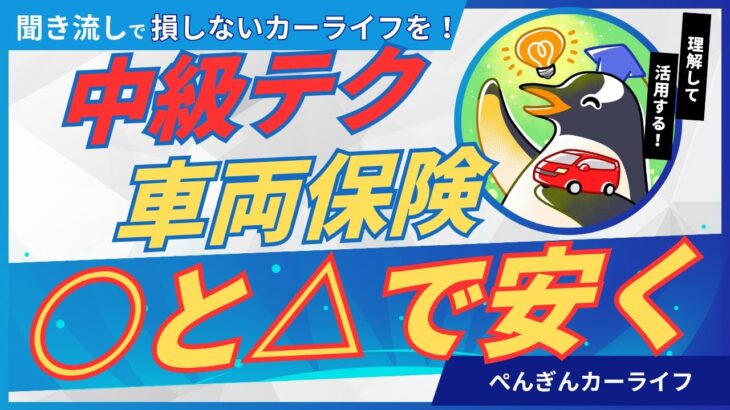 【車両保険高い！】保険料を抑える2つの詳しい人には「当たり前？」のテクニックを紹介