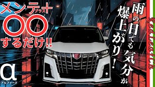 でかい大きい車の雨対策〇〇塗ったらハイ！終了⁈たったコレだけバチバチ「超撥水」で気分が爆上がり⤴︎