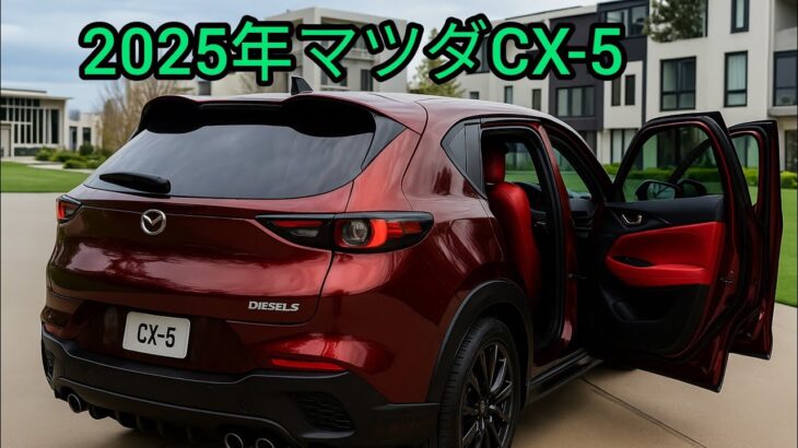【新型2025年マツダCX-5】進化したデザインと最新技術で登場！予想価格290万円から！