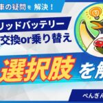 【どっち？】ハイブリッドバッテリー寿命「10万km」は目安？交換と買い替え時期、「損しない」判断基準
