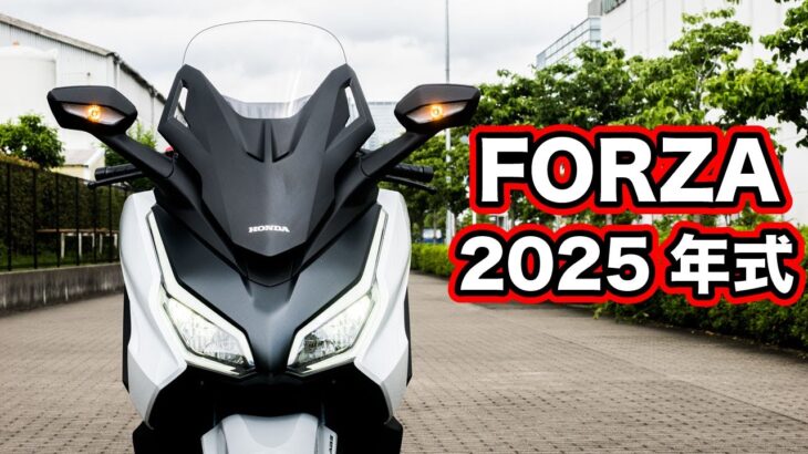 フォルツァ250 新型2025試乗インプレ！高速道路・足つき・燃費など【HONDA FORZA250 8BK-MF17 REVIEW】