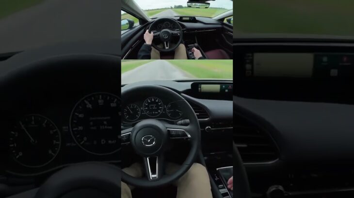 The 2025 Mazda3 2.5 has some LONNGG gears! #mazda #zoomzoom #acceleration #speed #mazda3 #testdrive