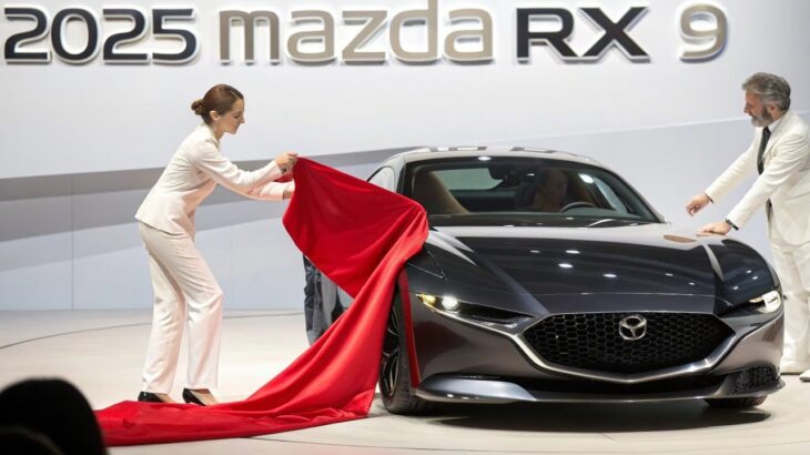 「2025年マツダRX- 9試乗レビュー！伝説のロータリーが400馬力で復活！」