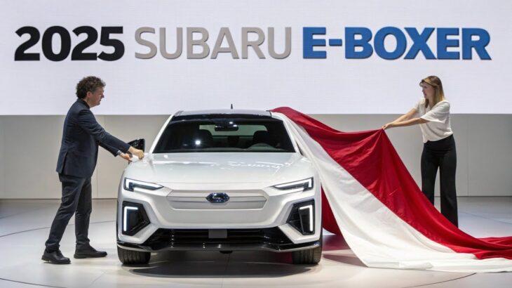 🚗【ついに公開】2025年スバルE-ボクサーの全貌！未来型ハイブリッドSUVがすごすぎる！