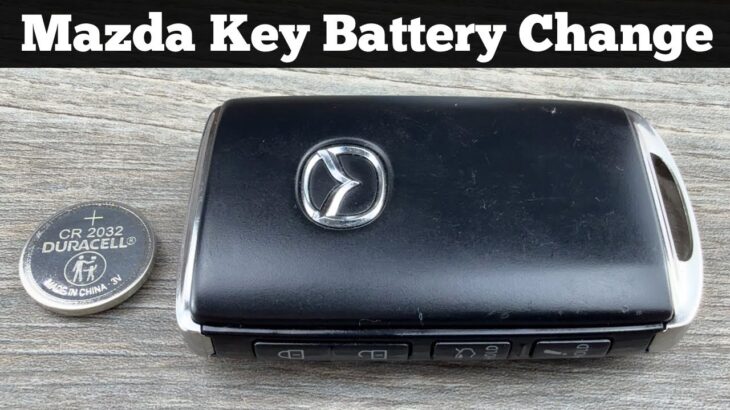 2023 MAZDA MX-30 Remote Key Fob Battery Replacement – How To Replace Change MX30 Key Batteries DIY