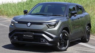 スズキ初のEV ‘eビターラ’プロトタイプ試乗レビュー！コンパクトSUVの新時代を切り開く！
