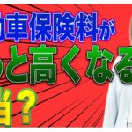 【物価上昇】今後、自動車保険料がもっと高くなるって本当？