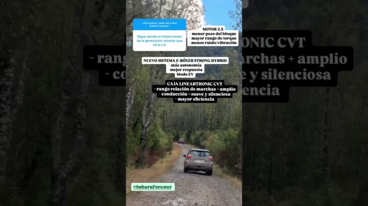 Subaru Forester: motorización #autos #cars #automobile #testdrive