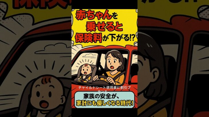 【それホント？】赤ちゃんを乗せると保険料は安くなる！意外と知らない！チャイルドシートを付けると車の保険料が安くなるって本当？