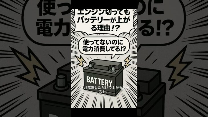 【信じられない】車を運転しない方がバッテリーは上がるって知ってた？