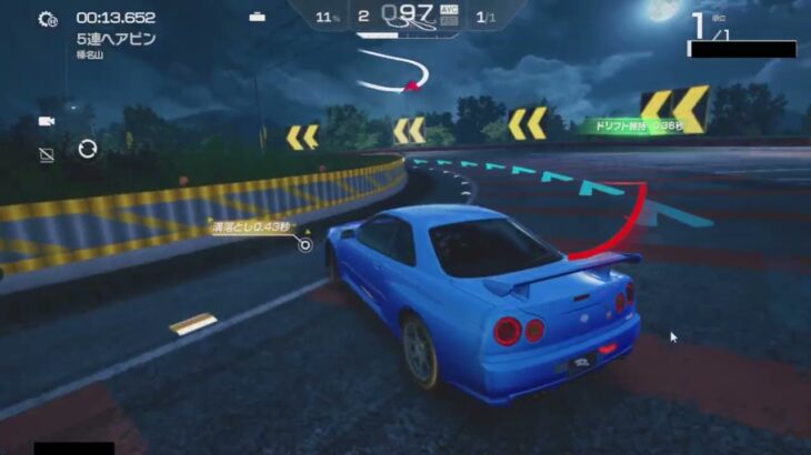 【レーシングマスター】25S7後半ピックアップマシン試乗動画（R34編）【PCエミュレーター版】