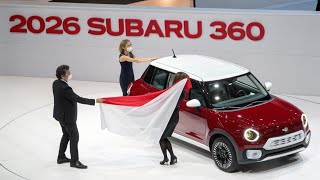 「2026年新型スバル360登場！伝説の“てんとう虫”がEVで復活」