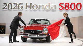 【感動】2026年ホンダS800試乗レビュー｜デザイン、インテリア、走り、価格まで完全紹介