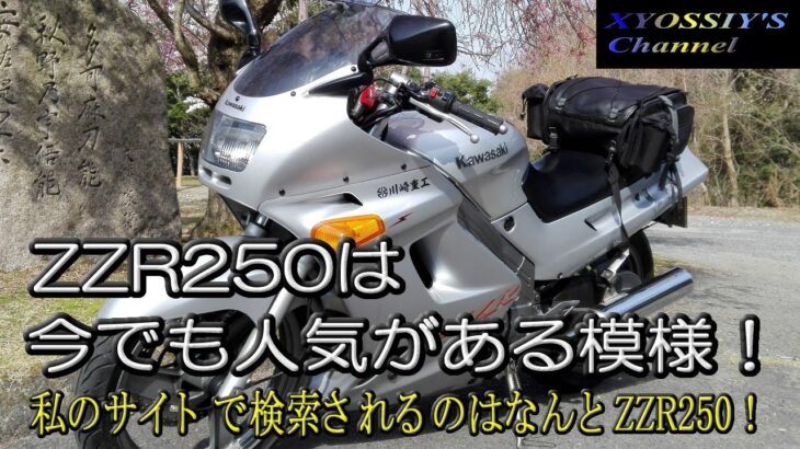 【SUZUKI V-Strom250番外編】私のサイトで検索が多いのは・・KAWASAKI　ZZR250　です。