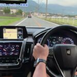トヨタ 220系クラウンハイブリッド G-Executive 納車レビュー｜試乗編！　210系から走りの変化は？