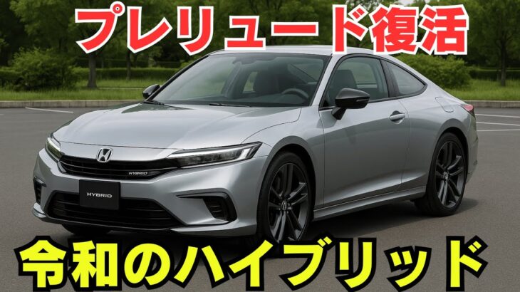 「新型プレリュード試乗レビュー！令和のスポーツハイブリッドは買いか？」