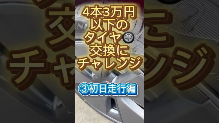 3.5万円でタイヤ交換！乗り心地・音・グリップをテスラで検証【1日目】
