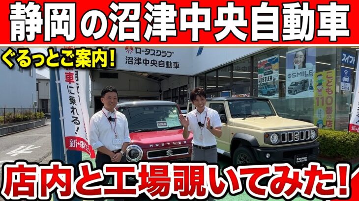 沼津中央自動車をご紹介！話題のジムニーノマド試乗車もあり