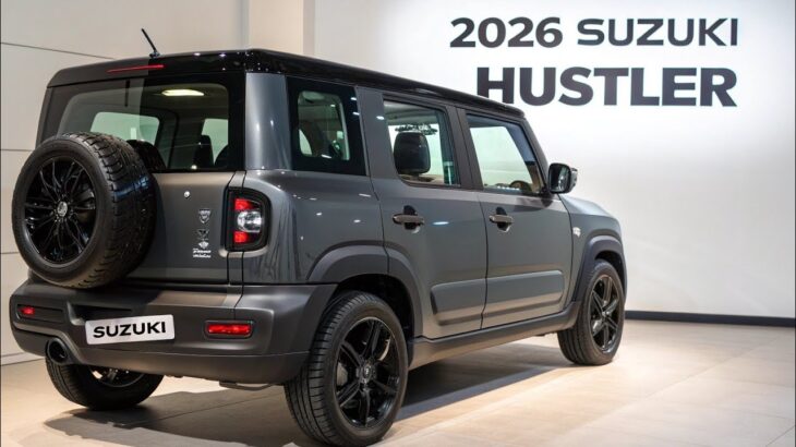 ついに公開!🚙2026年新型スズキ・ハスラー完全解禁!進化したデザインと次世代ハイブリッドが驚異的✨🔥