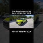 2026 Nissan Frontier Pro-4X: QUICK REVIEW+TEST DRIVE #cars #automobile #nissan #frontier #pro4x
