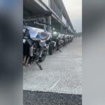 ホンダ新型　CB1000F 試乗会　スタンバイ