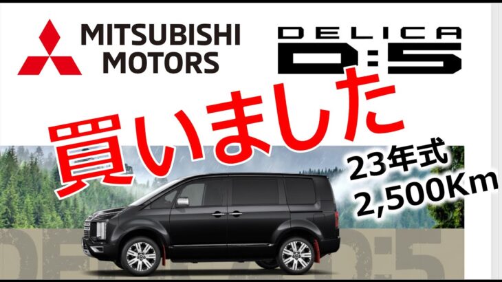 デリカD5の試乗車を 買いました！