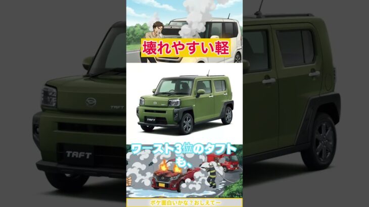 【警告】その軽は大丈夫か?壊れやすい軽自動車ワースト5!