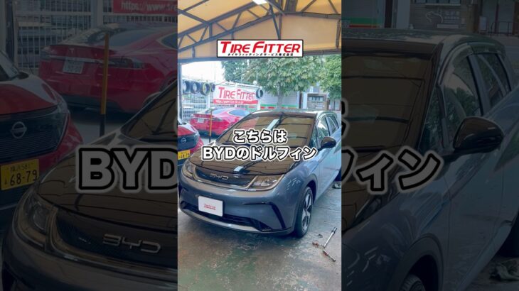 話題のEV BYD ドルフィンのタイヤ交換が30分以内でできる！？横浜都筑の持ち込みタイヤ交換ならタイヤフィッター！