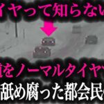 【超危険】タイヤ交換しない都会の高級車が関越道で事故…無知すぎるドライバーの末路がヤバすぎた【車解説】