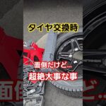 【面倒で忘れがち】タイヤ交換でこれやらなきゃ…#shorts #車 #ジムニー #ジムニーノマド