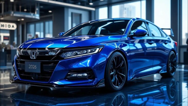 🚗💥未来を走るセダン!2026年新型ホンダ・アコード誕生!驚異の進化と圧倒的デザインがスゴすぎる!