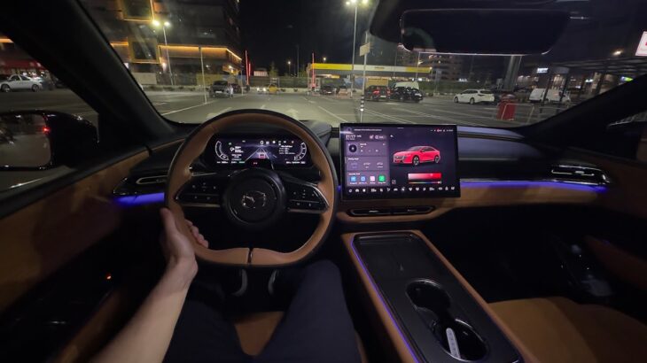 Mazda 6e Night Test Drive